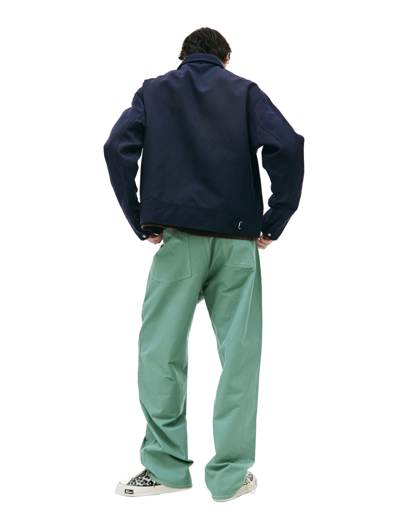 Visvim Alpha Jacket With Pockets - Navy Blue | Garmentory