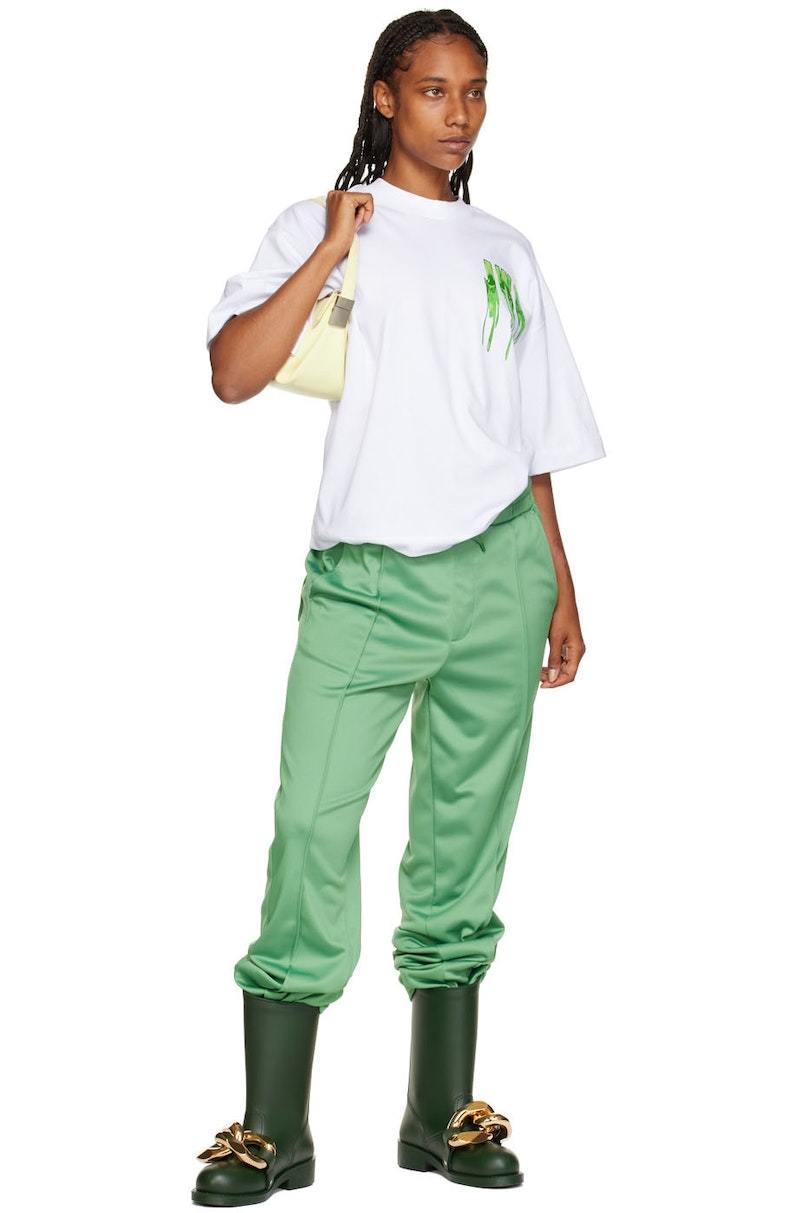 JW ANDERSON High Chain Rubber Boots - Green | Garmentory