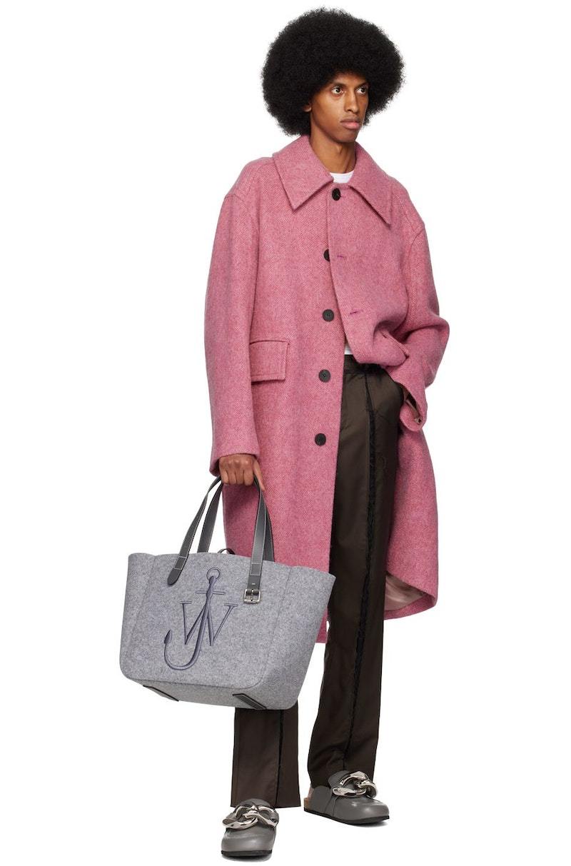 JW Anderson Gray Logo Belt Tote Garmentory