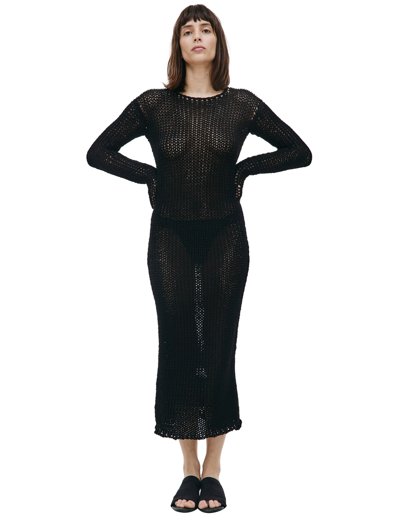 QUIRA Open Back Knit Dress | Garmentory QUIRA Open Back Knit Dress | Garmentory