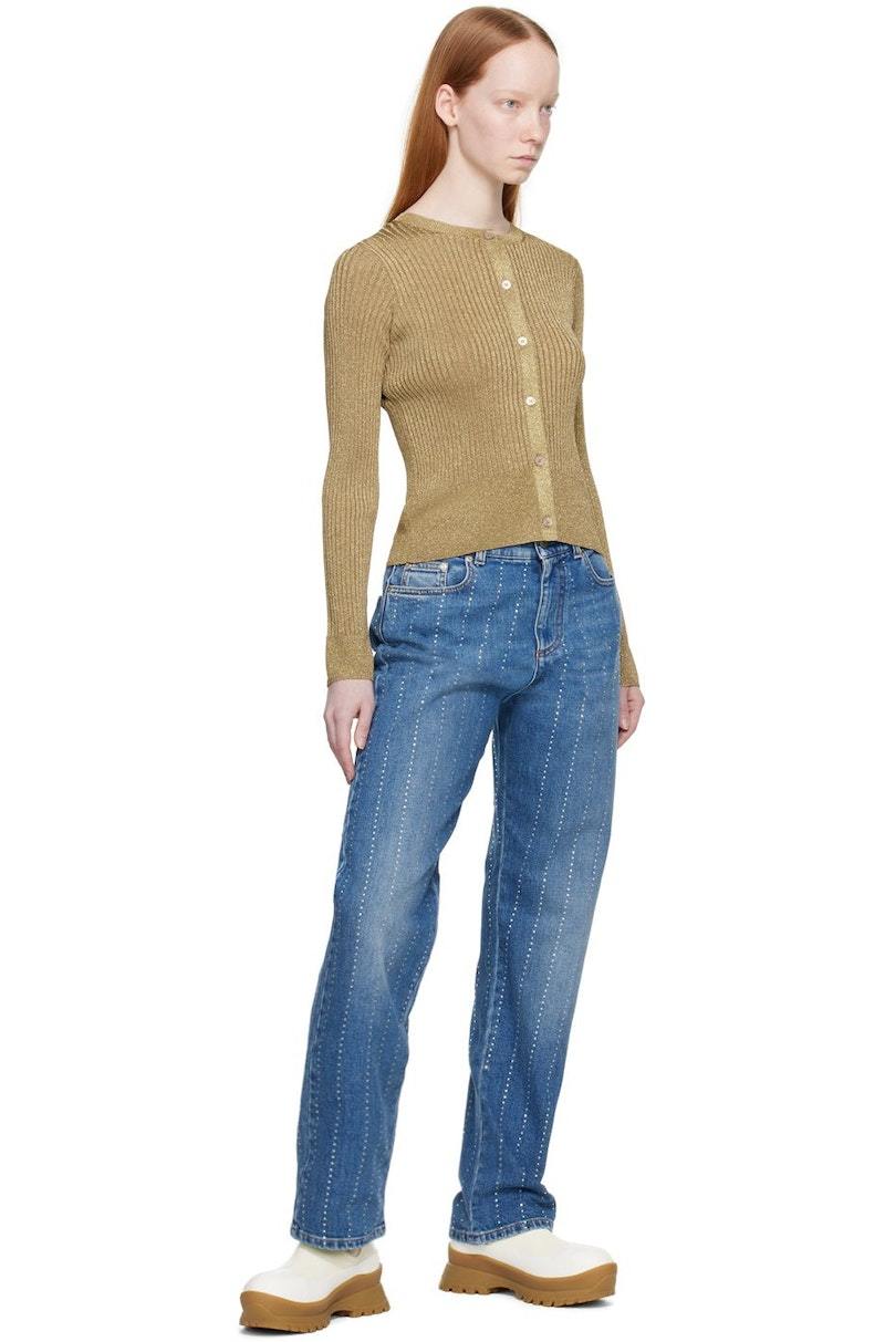 【関税込み】Stella McCartney オフホワイト Trace ブーツ STELLA MCCARTNEY Off-White Trace Boots - Cream/Black