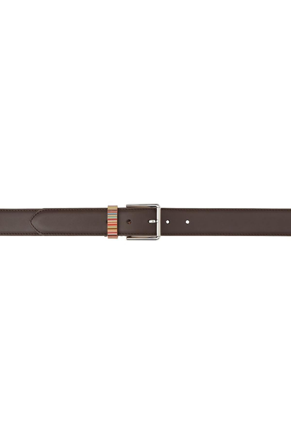 paul smith signature stripe belt