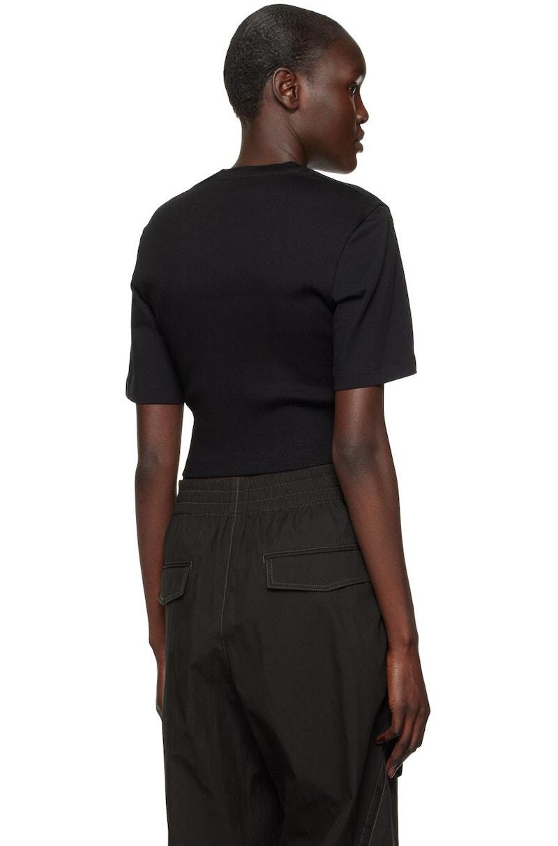 Black Corset T-Shirt by Dion Lee on Sale