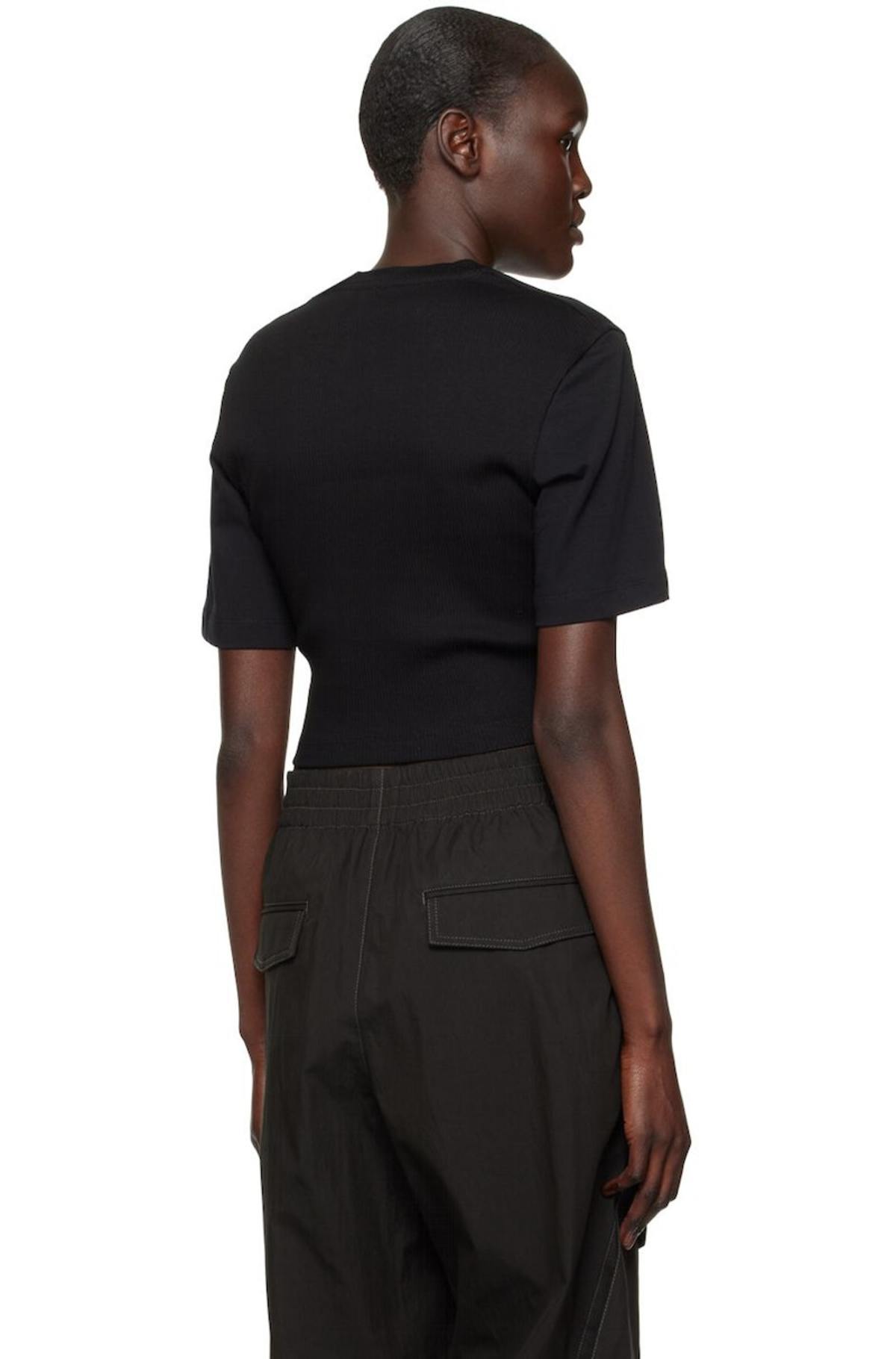 【関税込み】Dion Lee ブラック Corset Tシャツ Dion Lee Corset T-Shirt - Black | Garmentory
