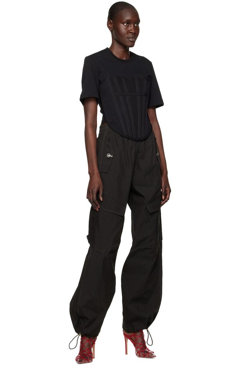 Dion Lee Corset T-Shirt - Black | Garmentory
