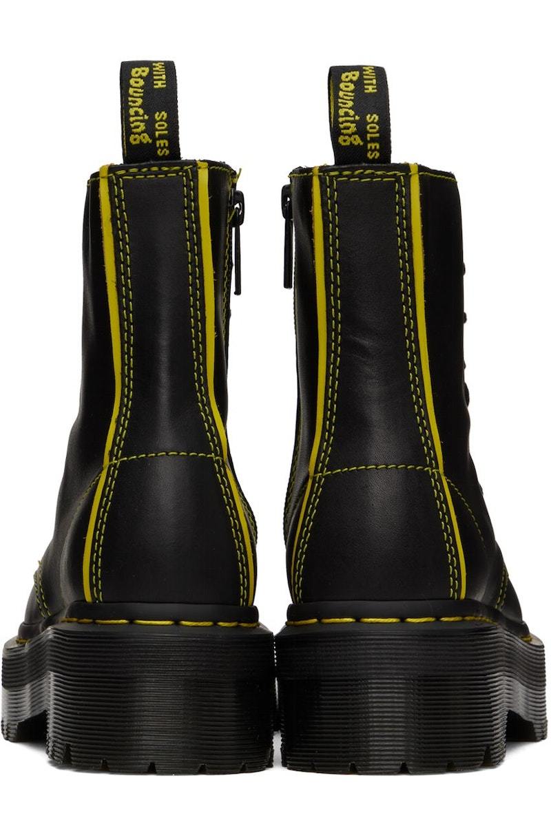 Dr. Martens Jadon II Neon Star Boots - Black | Garmentory