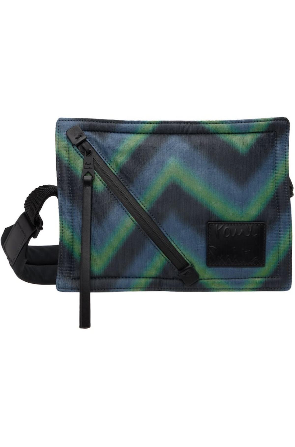 Paul Smith　バッグ Paul Smith Blue&Green Zig Zag Bag