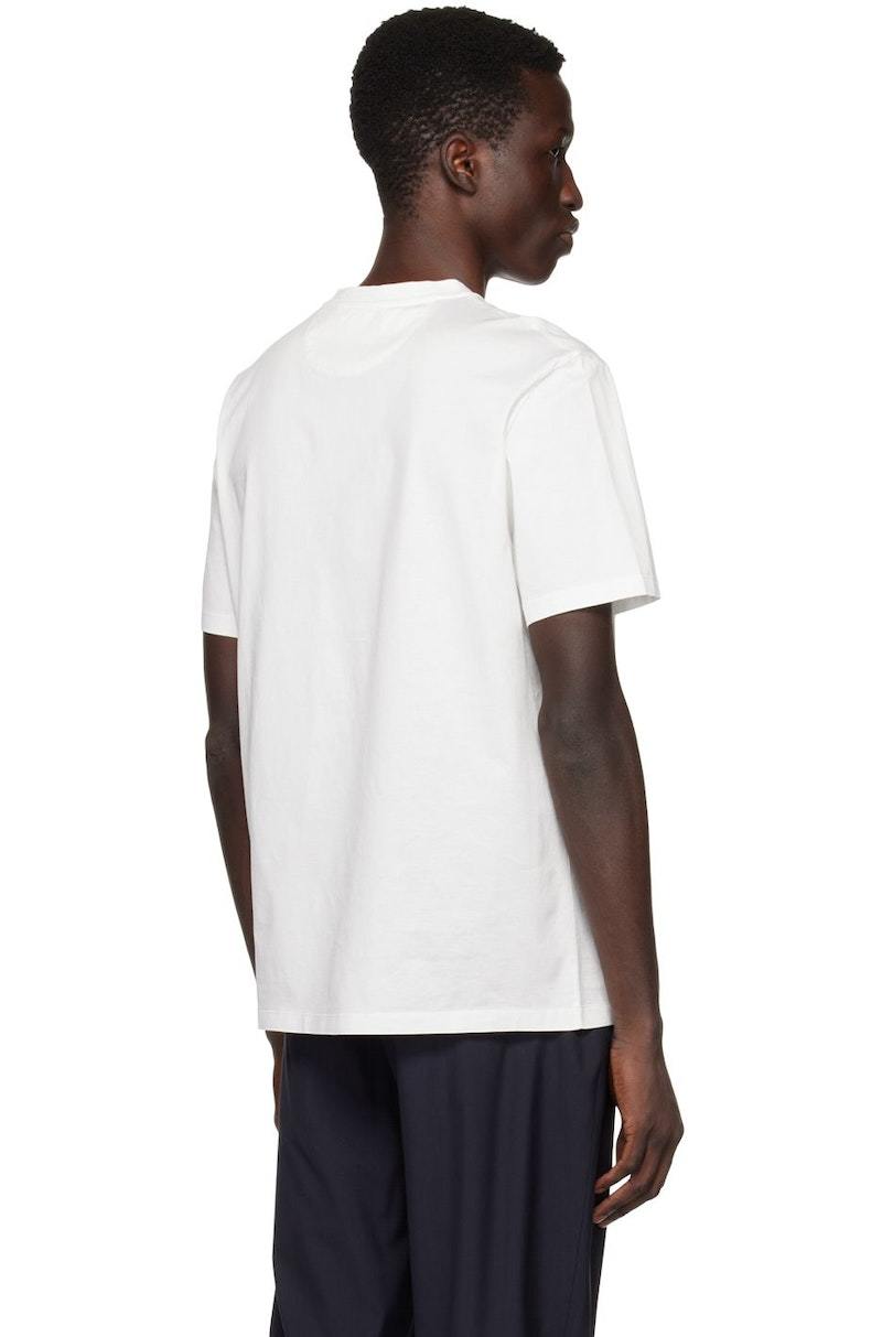 【関税込み】Paul Smith ホワイト Abstract Geometric Tシャツ Paul Smith White Abstract Geometric T-Shirt | Garmentory