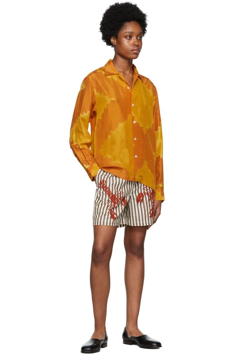 BODE】Lehariya Dyed Buttoned Shirt