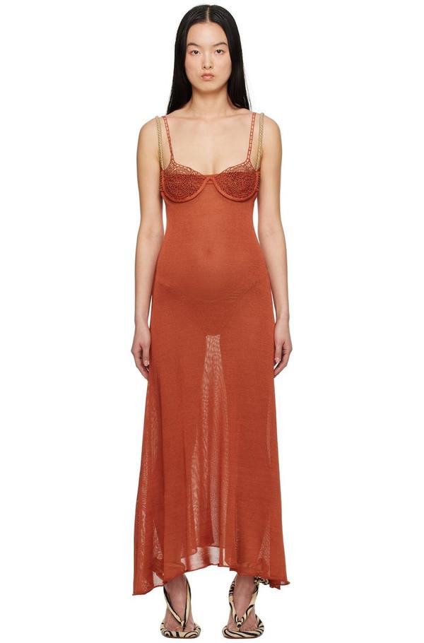 open lace back dress ISA BOULDER Flare Dress SS22K18