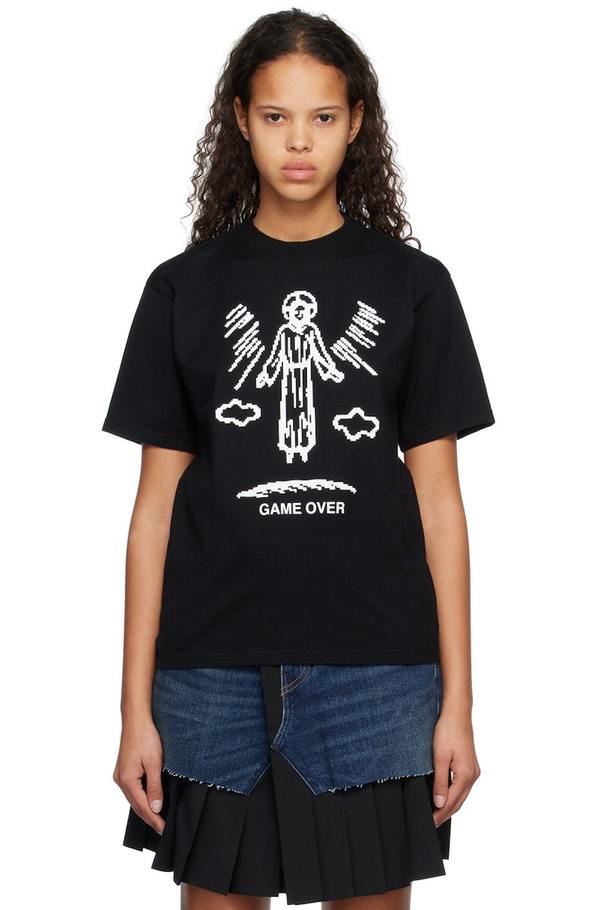 UNDERCOVER-Black-Angel-T-Shirt