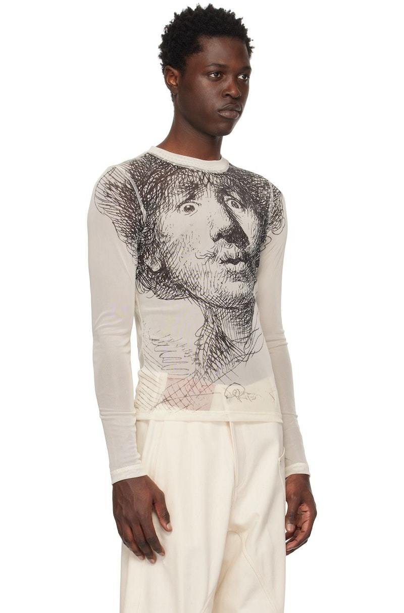 sheer long sleeve t shirts