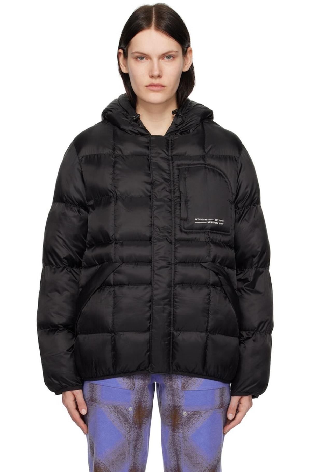 Saturdays NYC Momo Puffer Jacket - Black | Garmentory