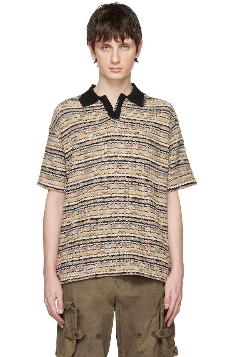 【ANDERSSON BELL】 LETTO KNITTED SHIRTS BROWN Brown Letto Knitted Shirt by Andersson Bell on Sale