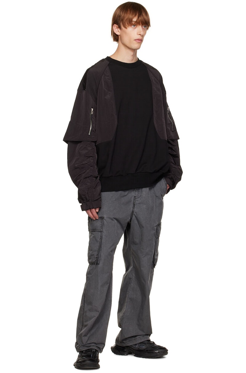 【BAON】[unisex] Jutanin string cargo pants Juun.J String Cargo Pants - Gray | Garmentory
