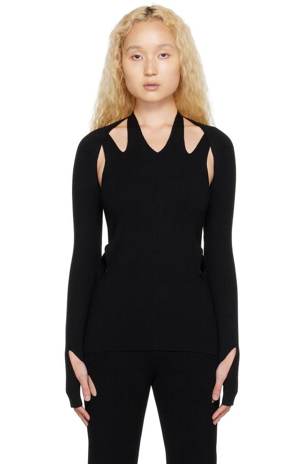 Dion Lee SSENSE Exclusive Cutout T Shirt Black Garmentory
