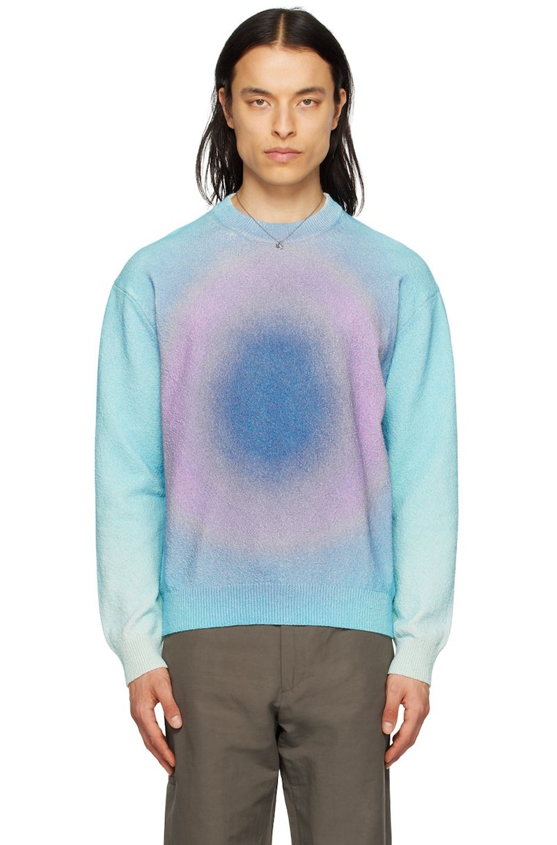 Paul Smith 23ss Glow polka グラデーションニット Paul-Smith-Blue---Purple-Glow-