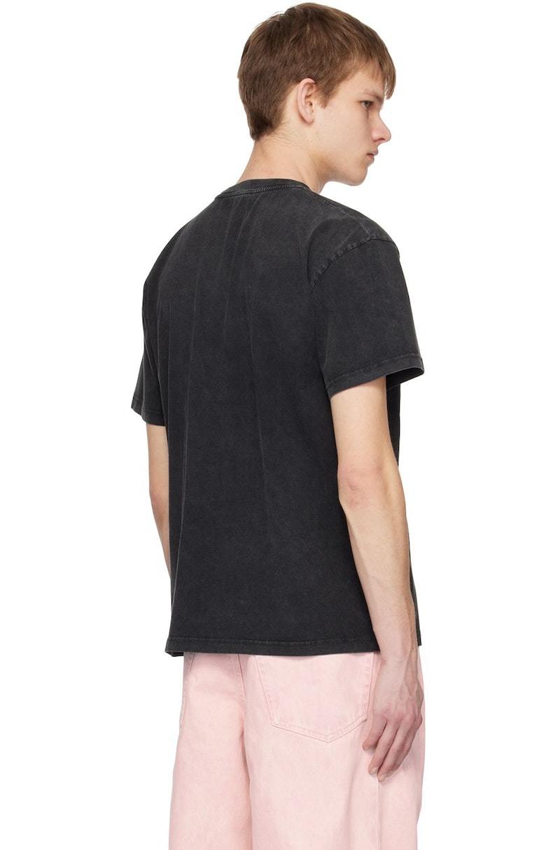 JW ANDERSON Gray Bad Apple Oversized T-Shirt - Charcoal