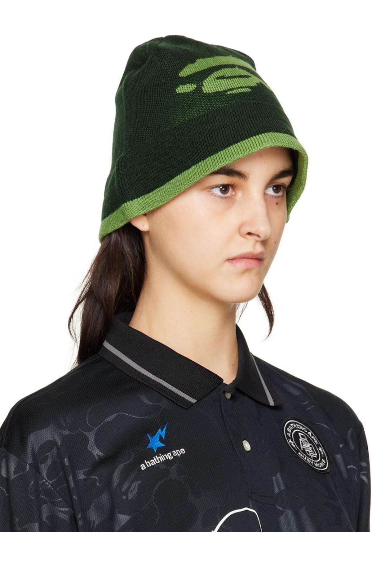 Bape Ape Face Hat - Green | Garmentory display picture 2