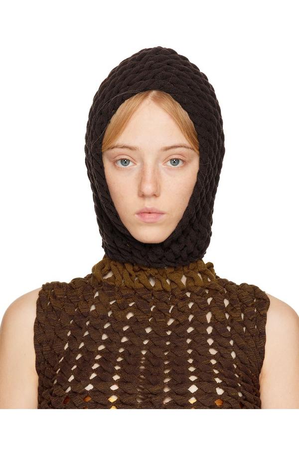 Isa Boulder SSENSE Exclusive Brown Balaclava | Garmentory