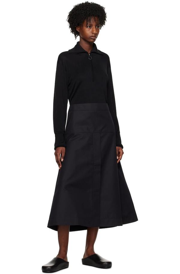 Studio Nicholson Carmen Maxi Skirt - Black | Garmentory