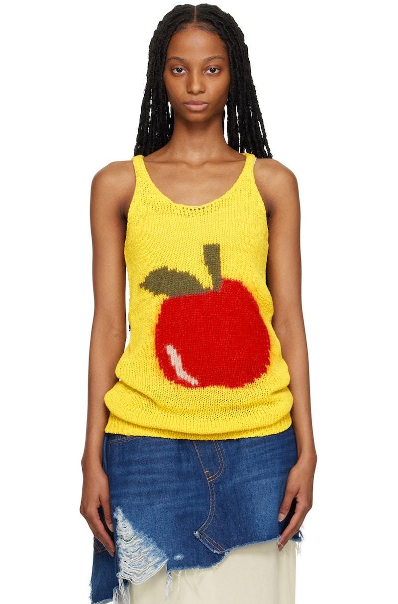 JW Anderson Yellow Apple Tank Top | Garmentory