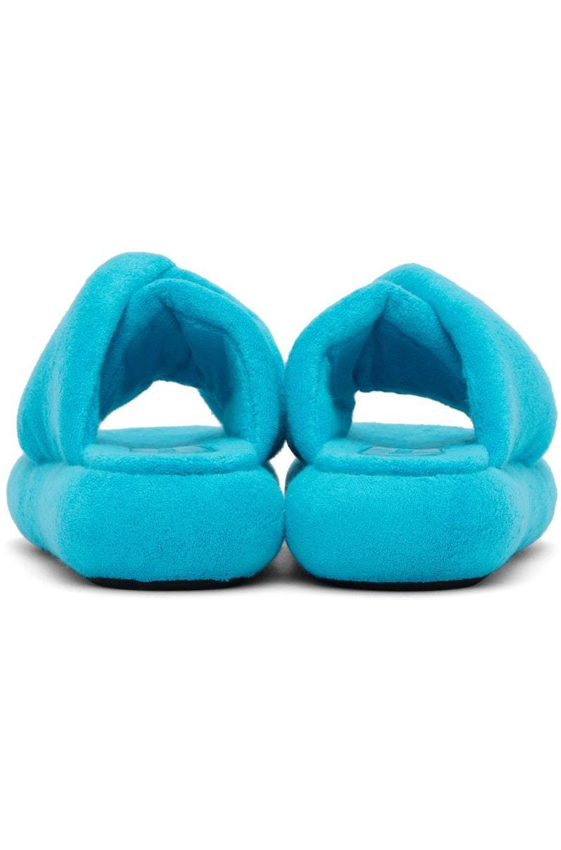 JW ANDERSON Bumper Twist Platform Sandals - Blue | Garmentory