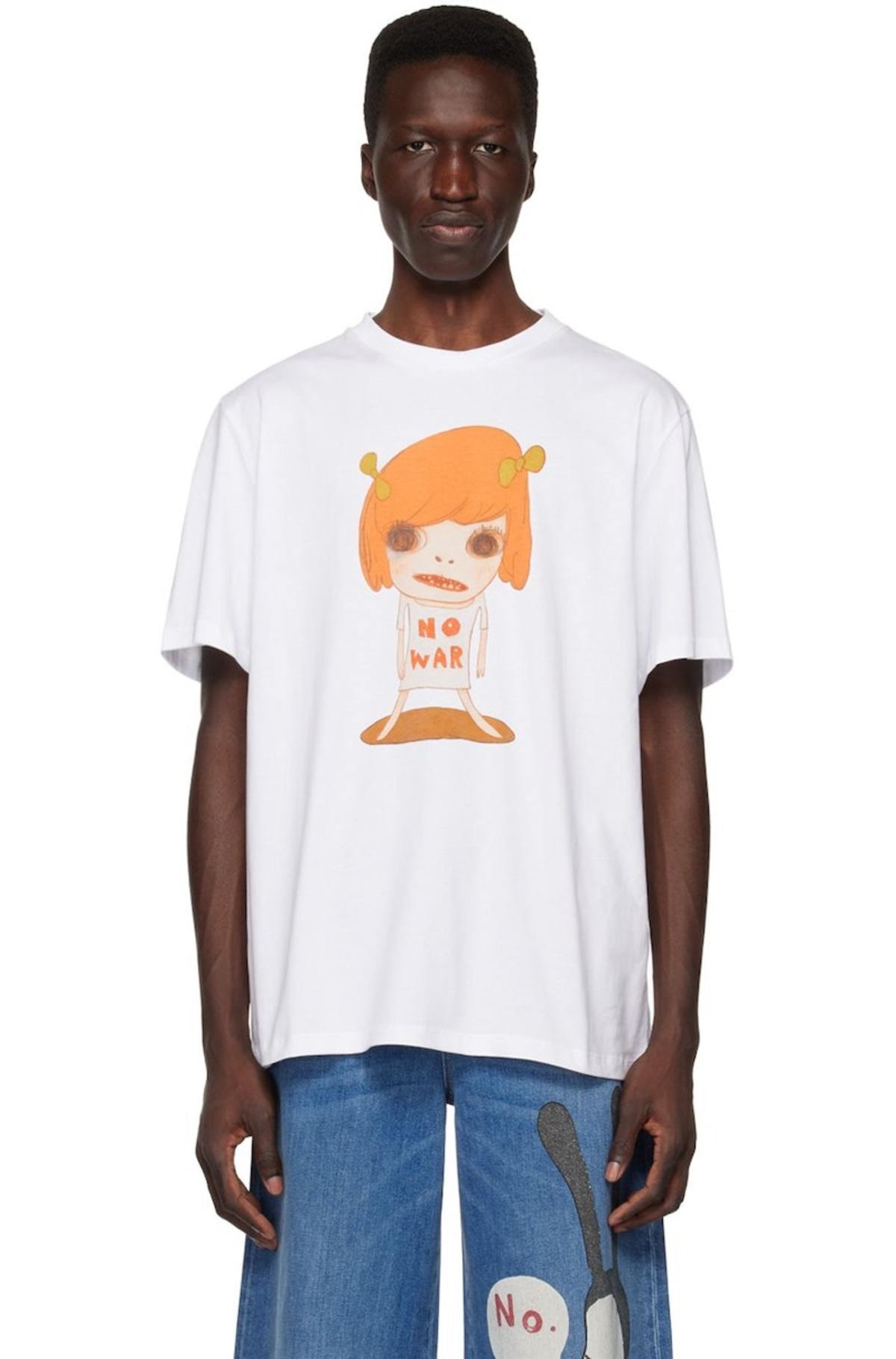 STELLA MCCARTNEY Yoshitomo Nara Edition No War T Shirt