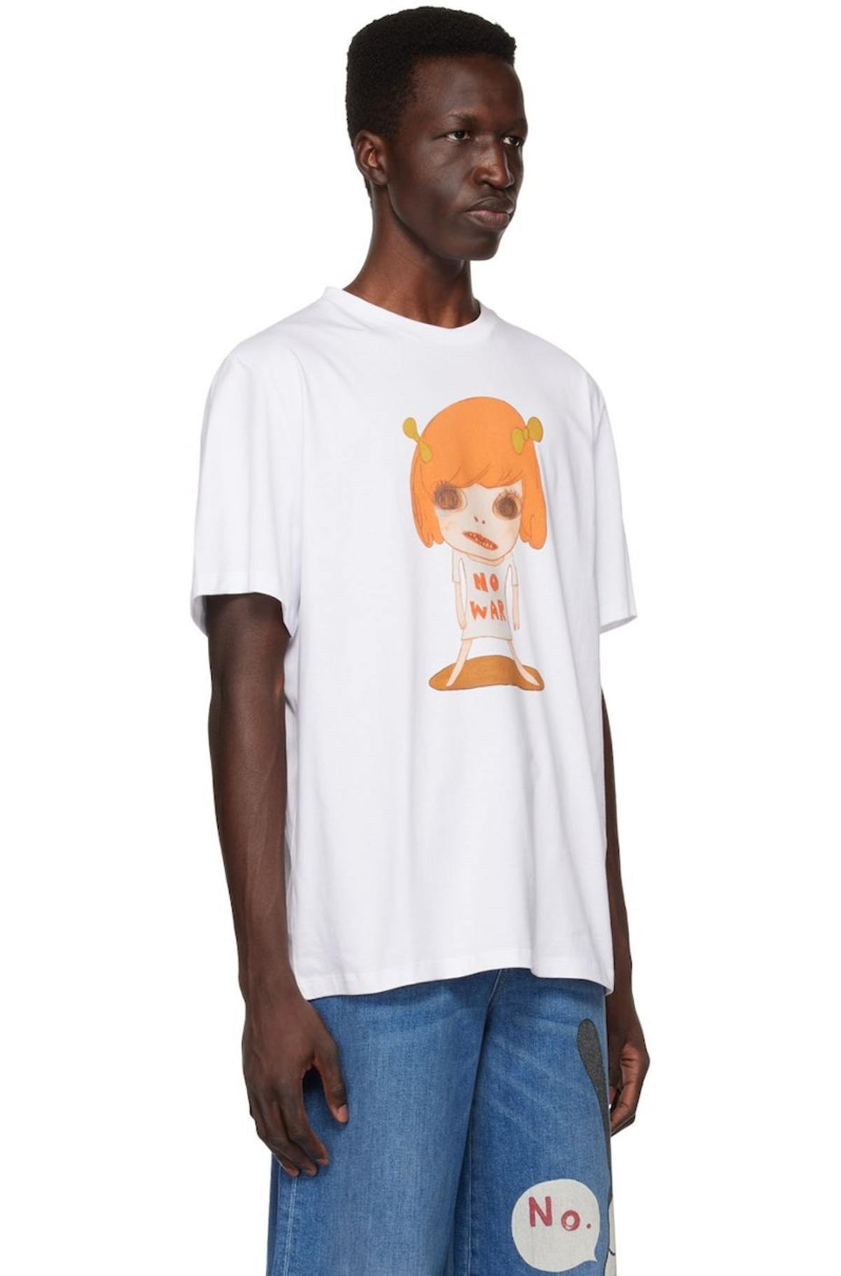 Yoshitomo Nara × Stella McCartney Tシャツ Stella-McCartney-White-