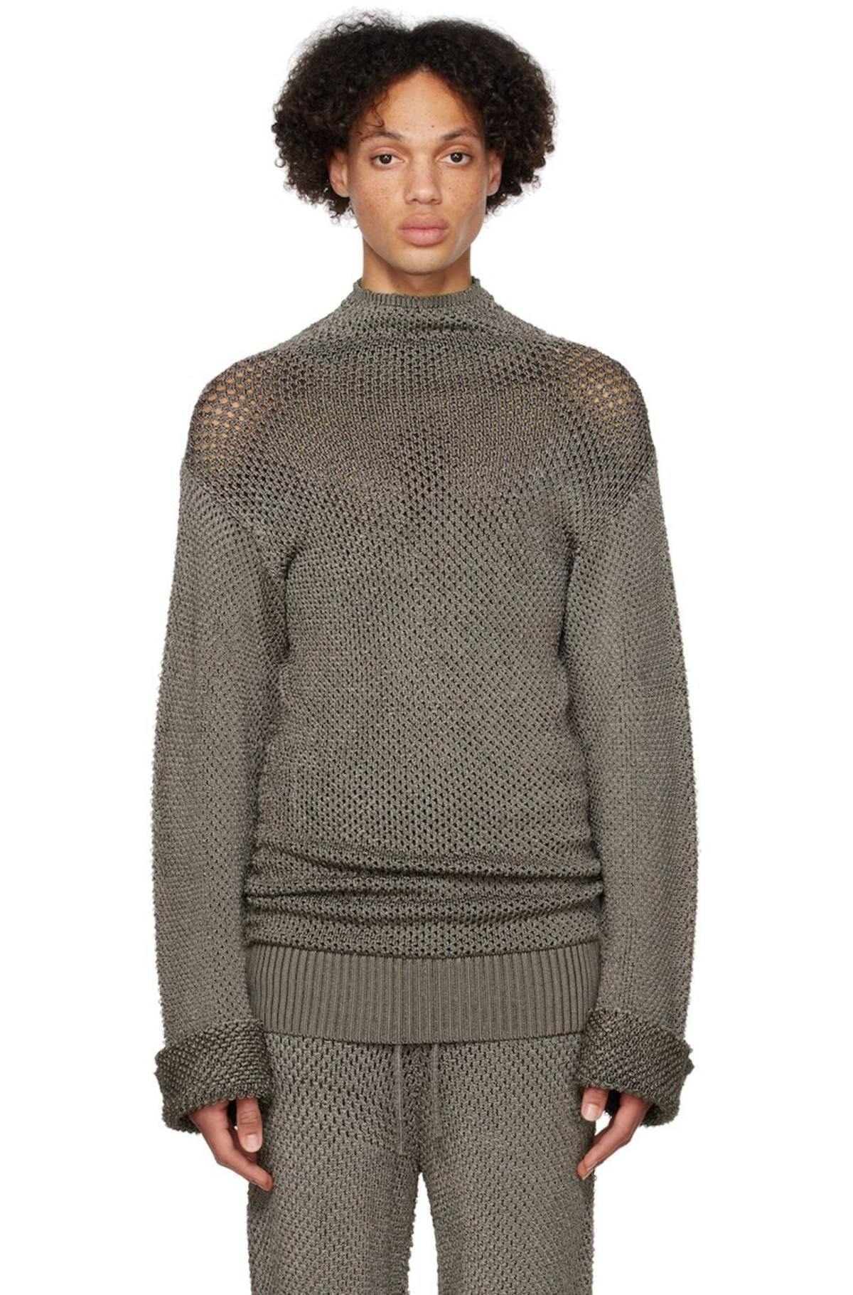 Isa Boulder SSENSE Exclusive Gray Armour Sweater - Steel | Garmentory