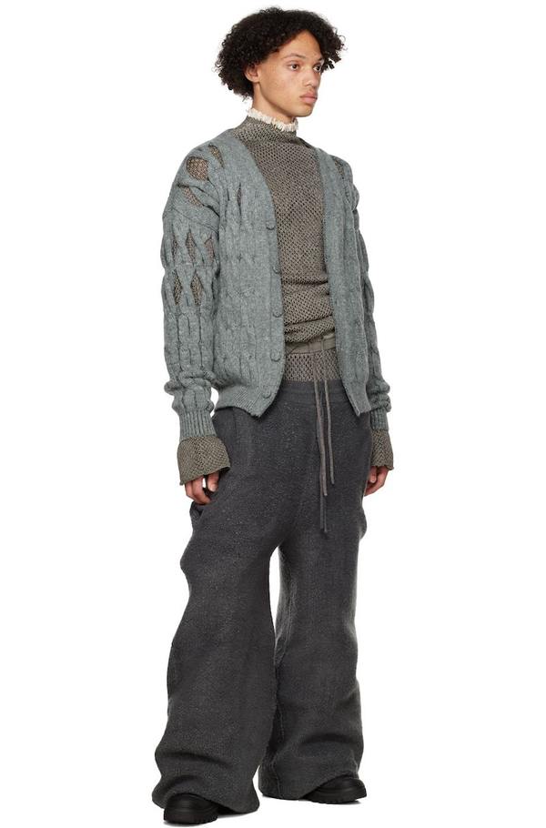 Isa Boulder SSENSE Exclusive Gray Armour Sweater - Steel