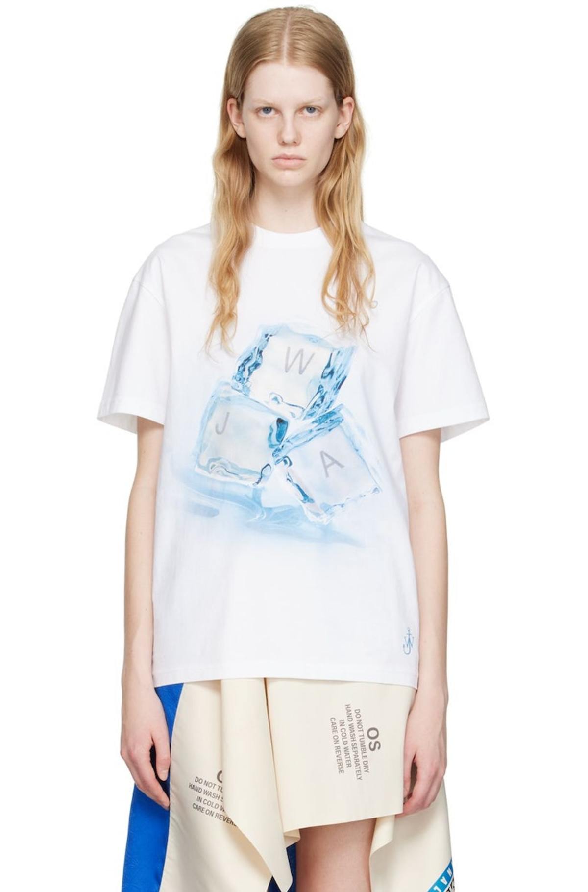 JW ANDERSON Ice Cube T-Shirt - White | Garmentory, image size:1200x1820