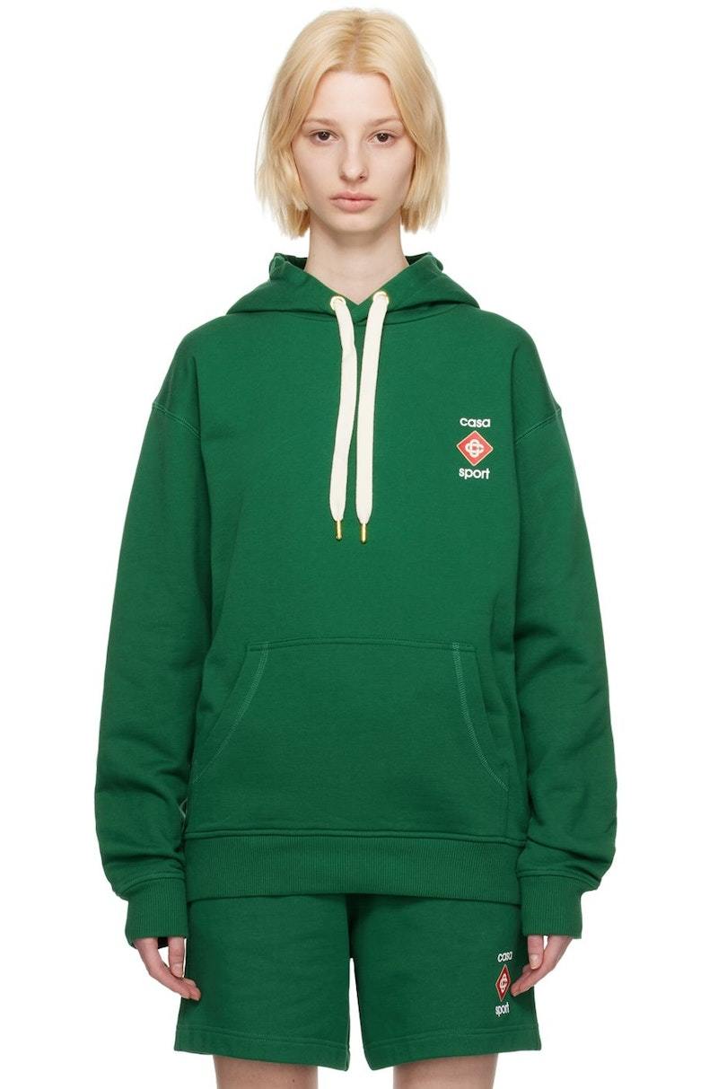 Casablanca Casa Sport Hoodie - Green | Garmentory