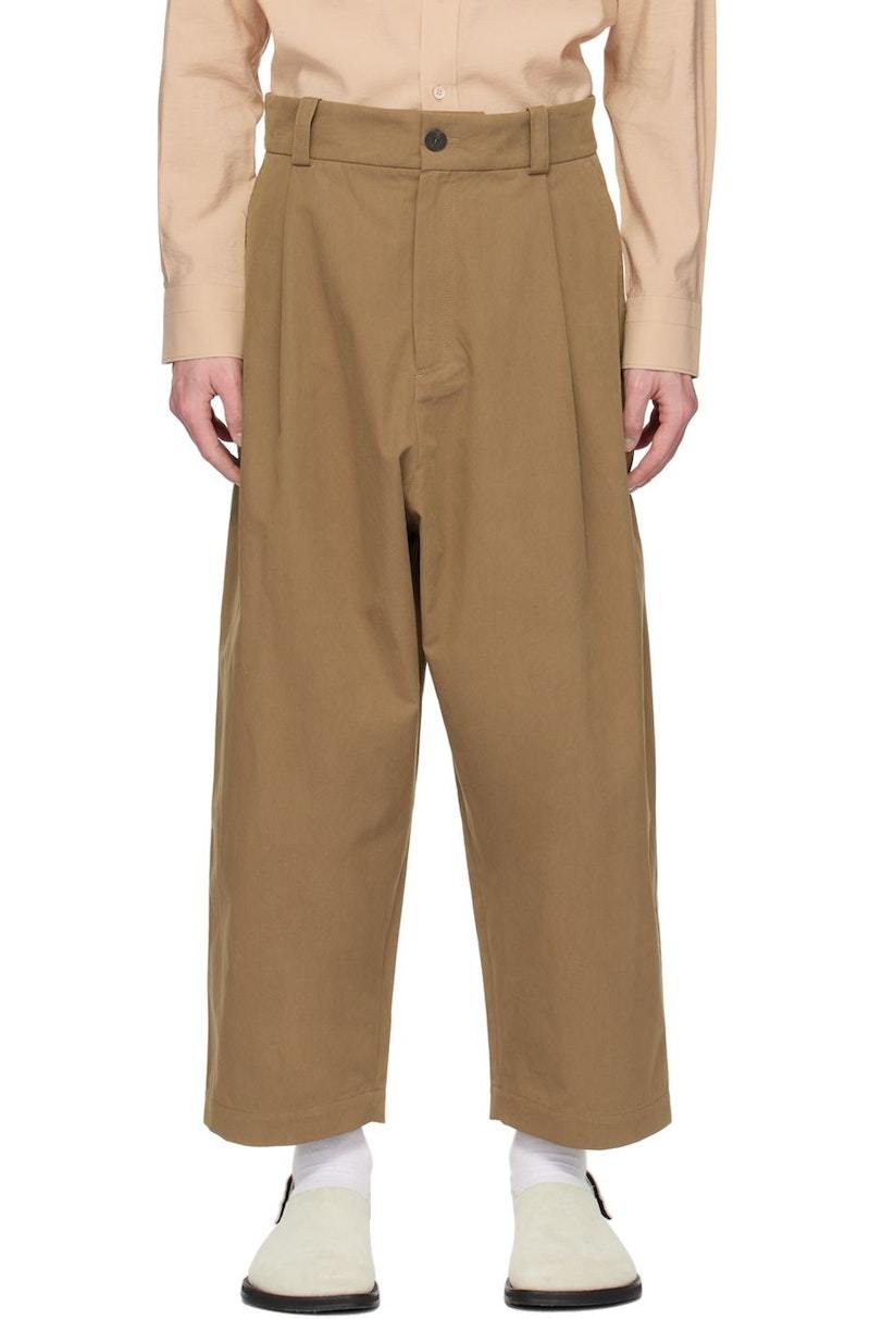 パンツ Studio Nicholson PRE Trousers STUDIO NICHOLSON スタジオニコルソン SORTE パンツ PEACHED