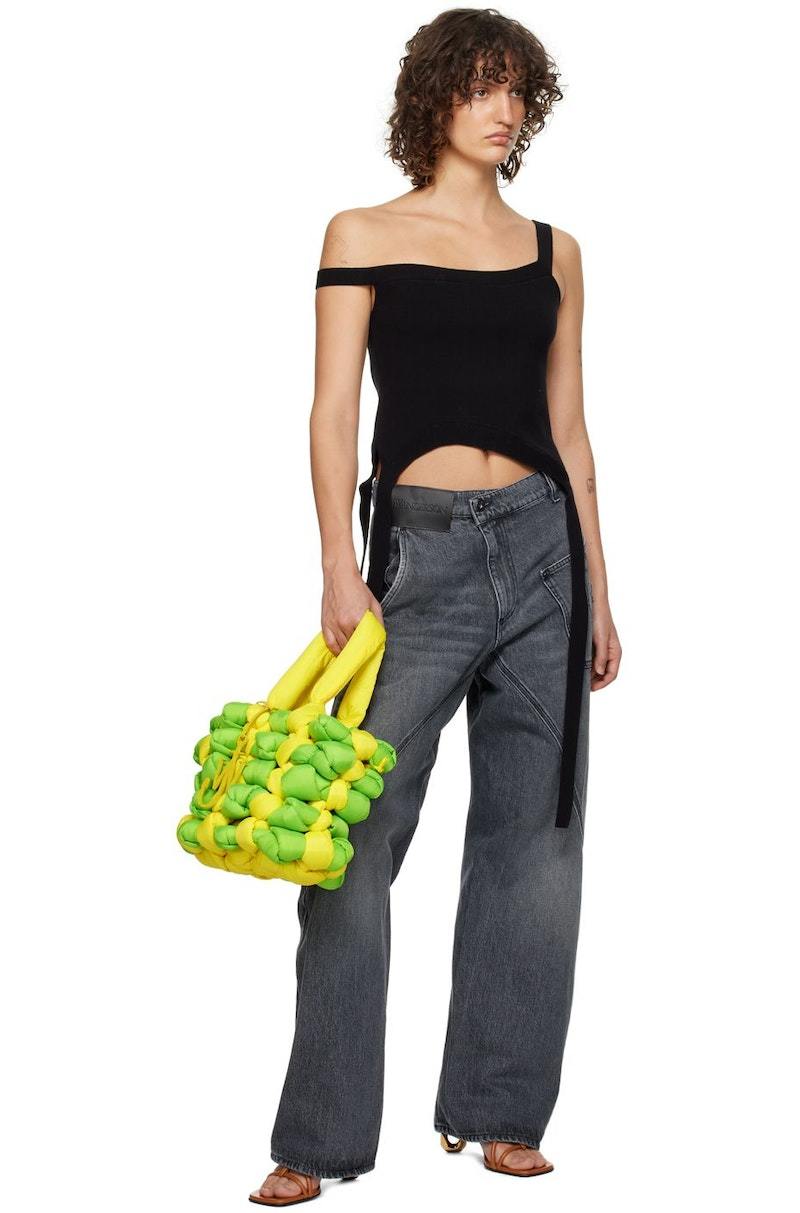 JW ANDERSON Deconstructed Tank Top - Black | Garmentory