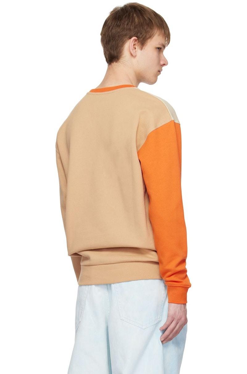 JW ANDERSON Colorblock Sweatshirt - Beige | Garmentory