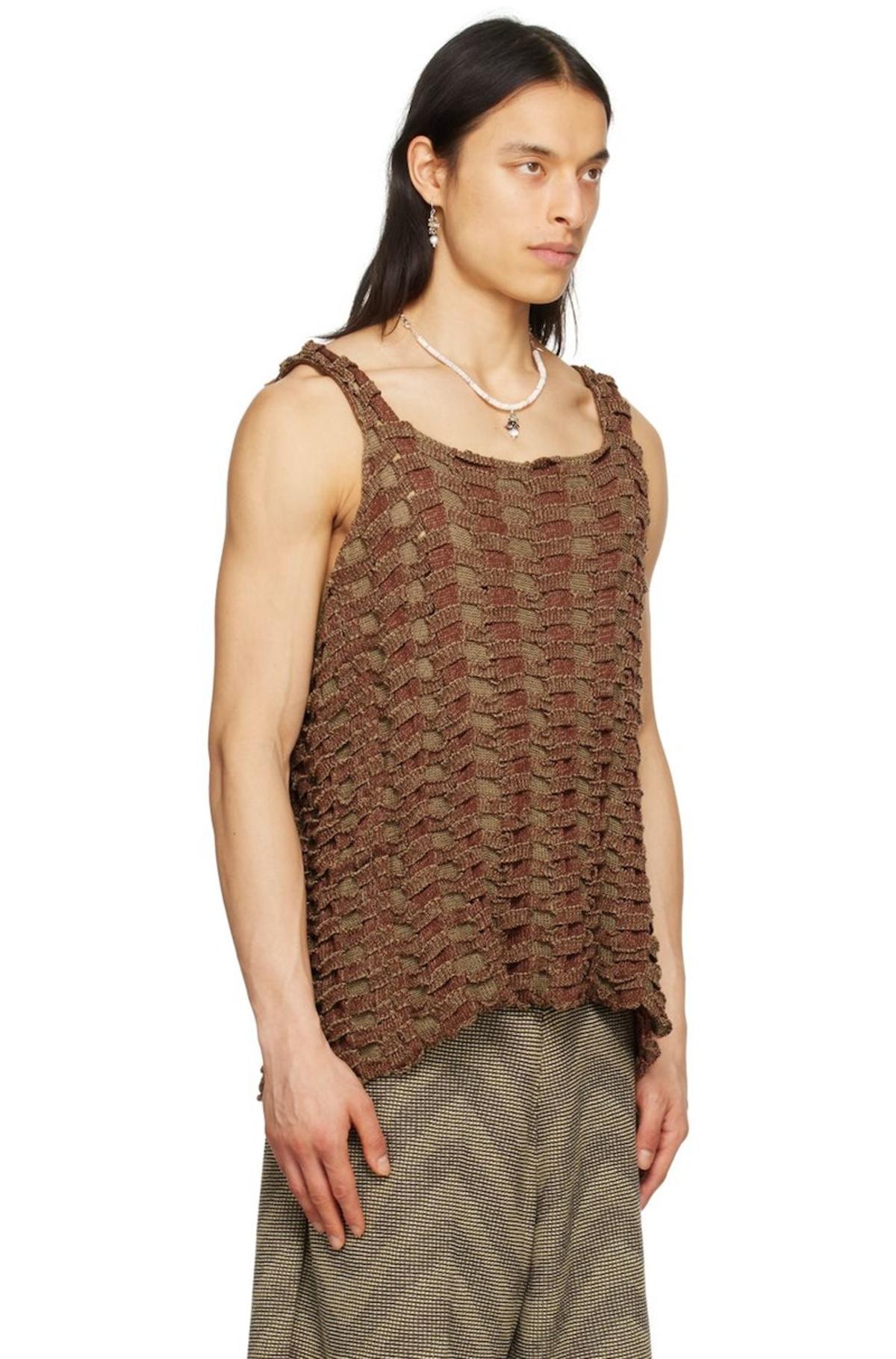 Isa Boulder SSENSE Exclusive Tank Top - Potato - Image 2 of 4