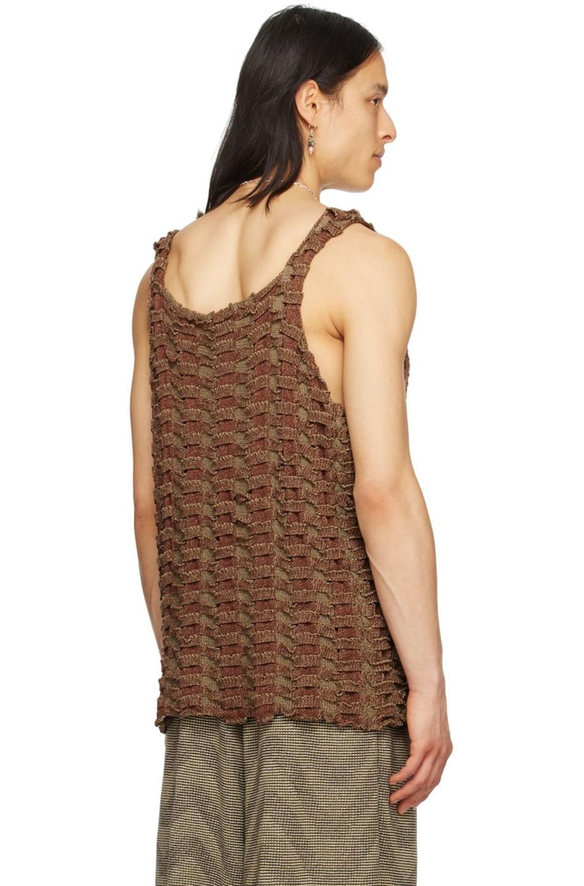 Isa Boulder SSENSE Exclusive Tank Top - Potato - Image 3 of 4