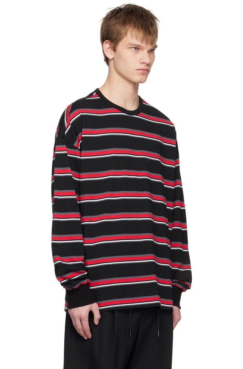 Black Striped Long Sleeve T-Shirt Garmentory