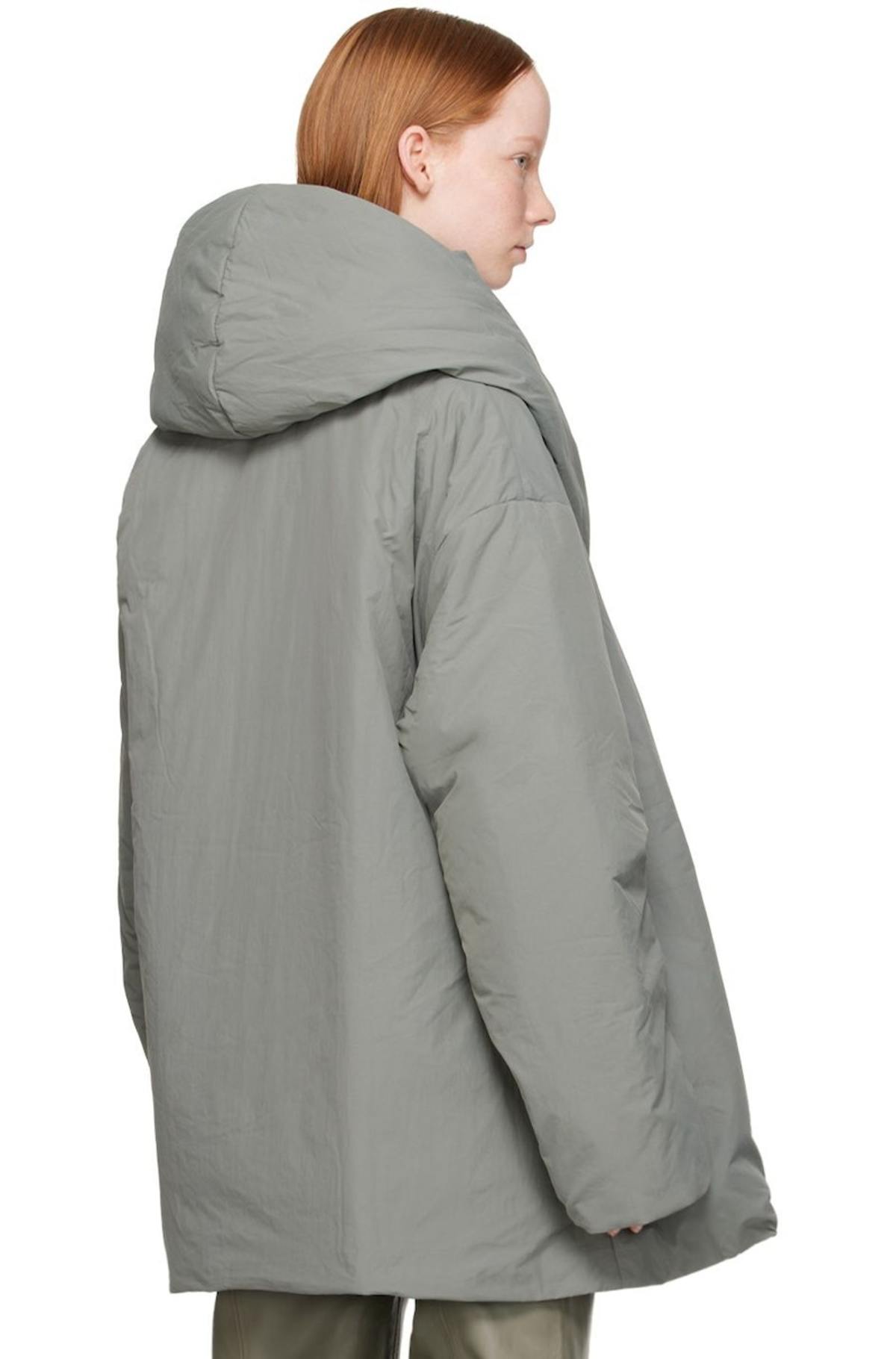 Studio Nicholson Padded Nile Jacket - Gray | Garmentory