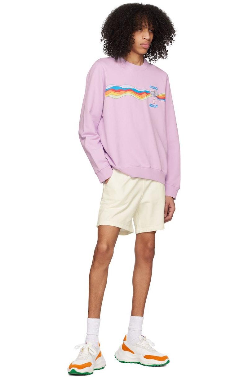 【CASABLANCA】Mind Vibrations スウェットシャツ CASABLANCA Mind Vibrations Sweatshirt オフホワイト - Wrong