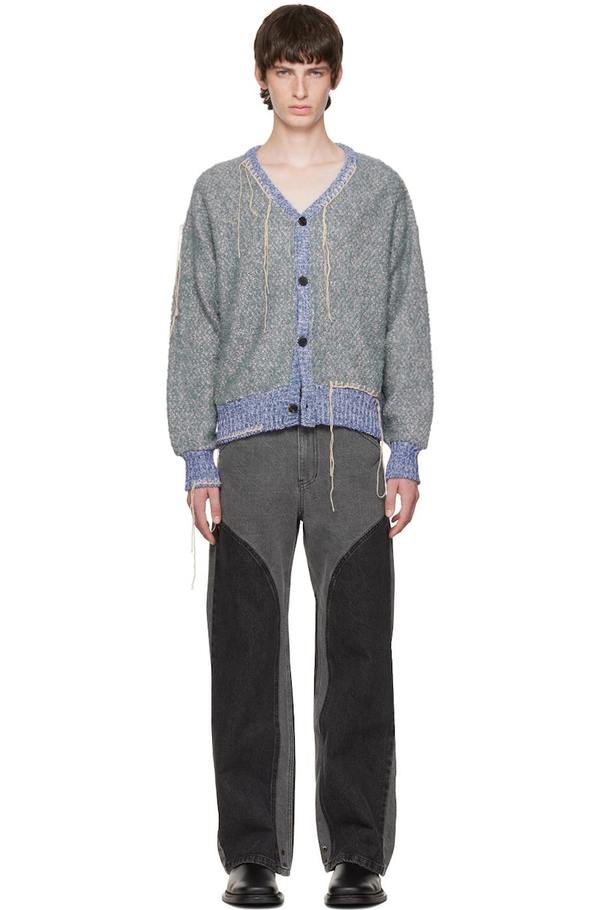 ANDERSSON BELL Blue Milton Cardigan - Lilac | Garmentory