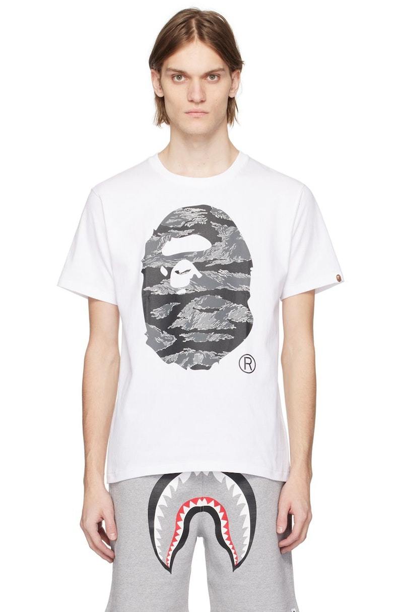 BAPE White Big Ape Head T-Shirt | Garmentory