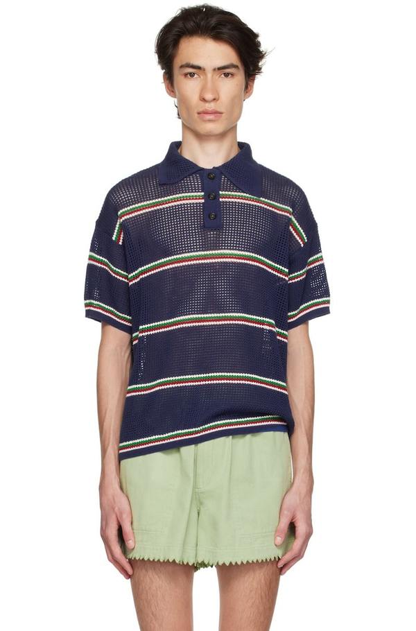 SALE‼️BODE (Lattice Polo - Multi Stripe) Bode Lattice Polo - Multi Stripe | Garmentory
