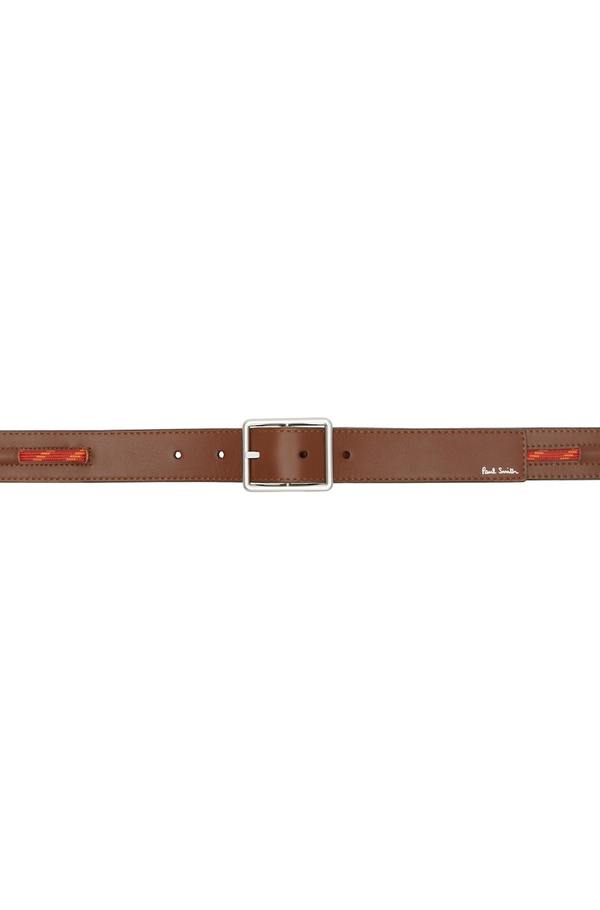 Paul Smith Brown Leather Rope Belt Garmentory