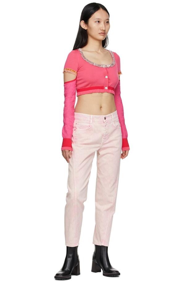 STELLA McCARTNEY デニムパンツ ピンク 2318624Y0089 STELLA McCARTNEY（ステラマッカートニー）デニムパンツ ピンク