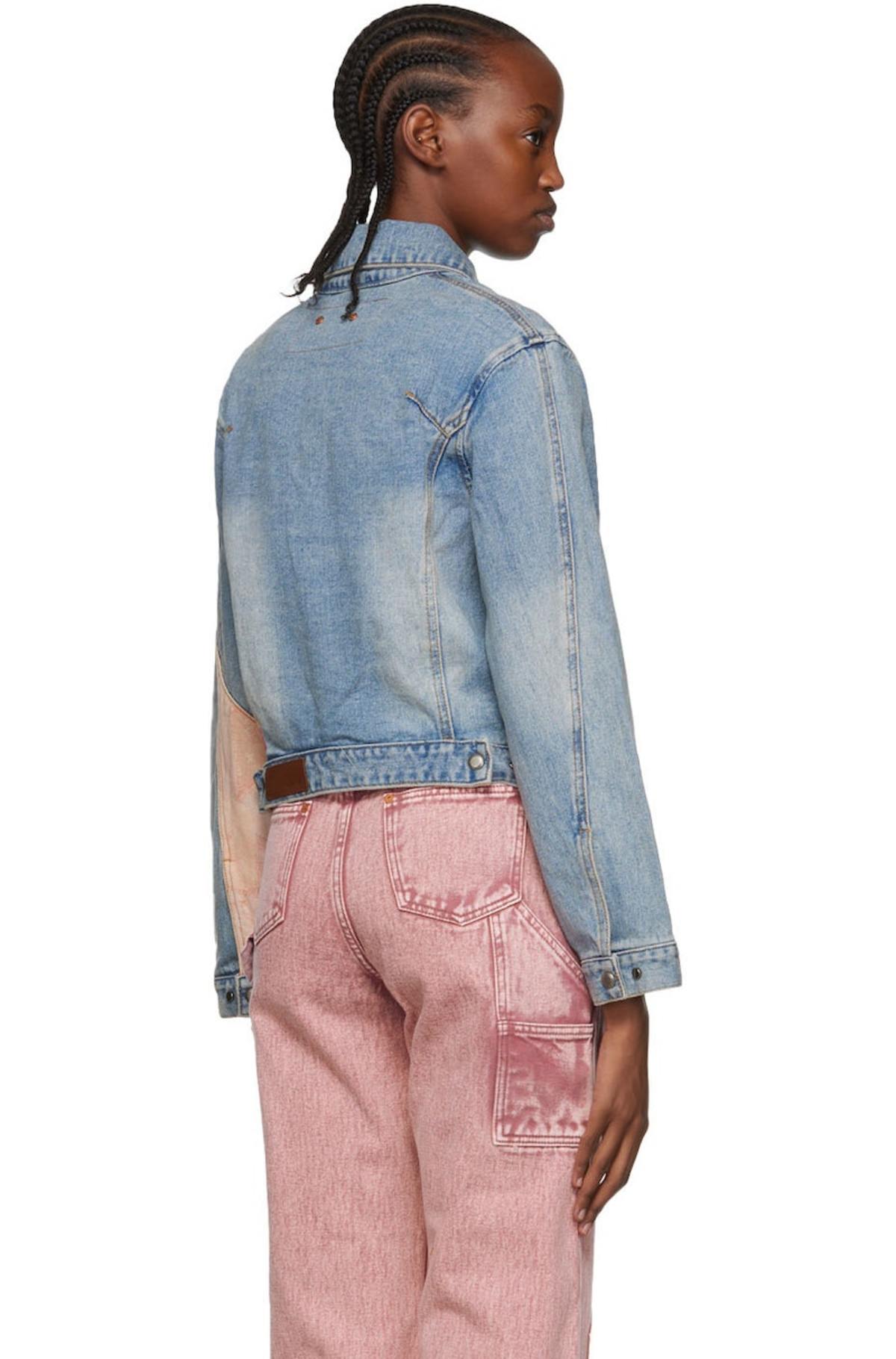 Andersson Bell Blue Patchwork Denim Jacket | Garmentory Andersson Bell Blue Patchwork Denim Jacket | Garmentory