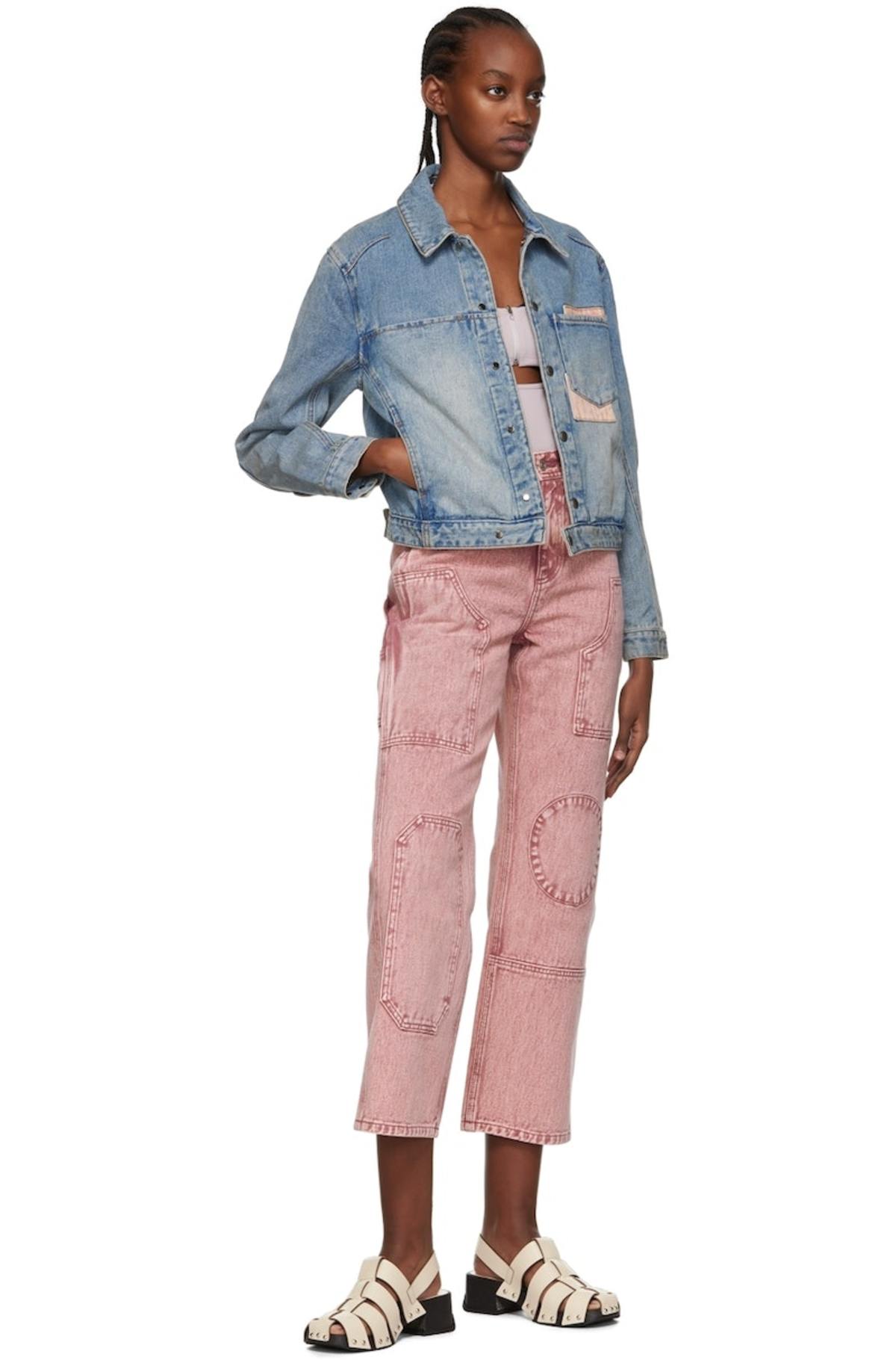 Andersson Bell Blue Patchwork Denim Jacket | Garmentory