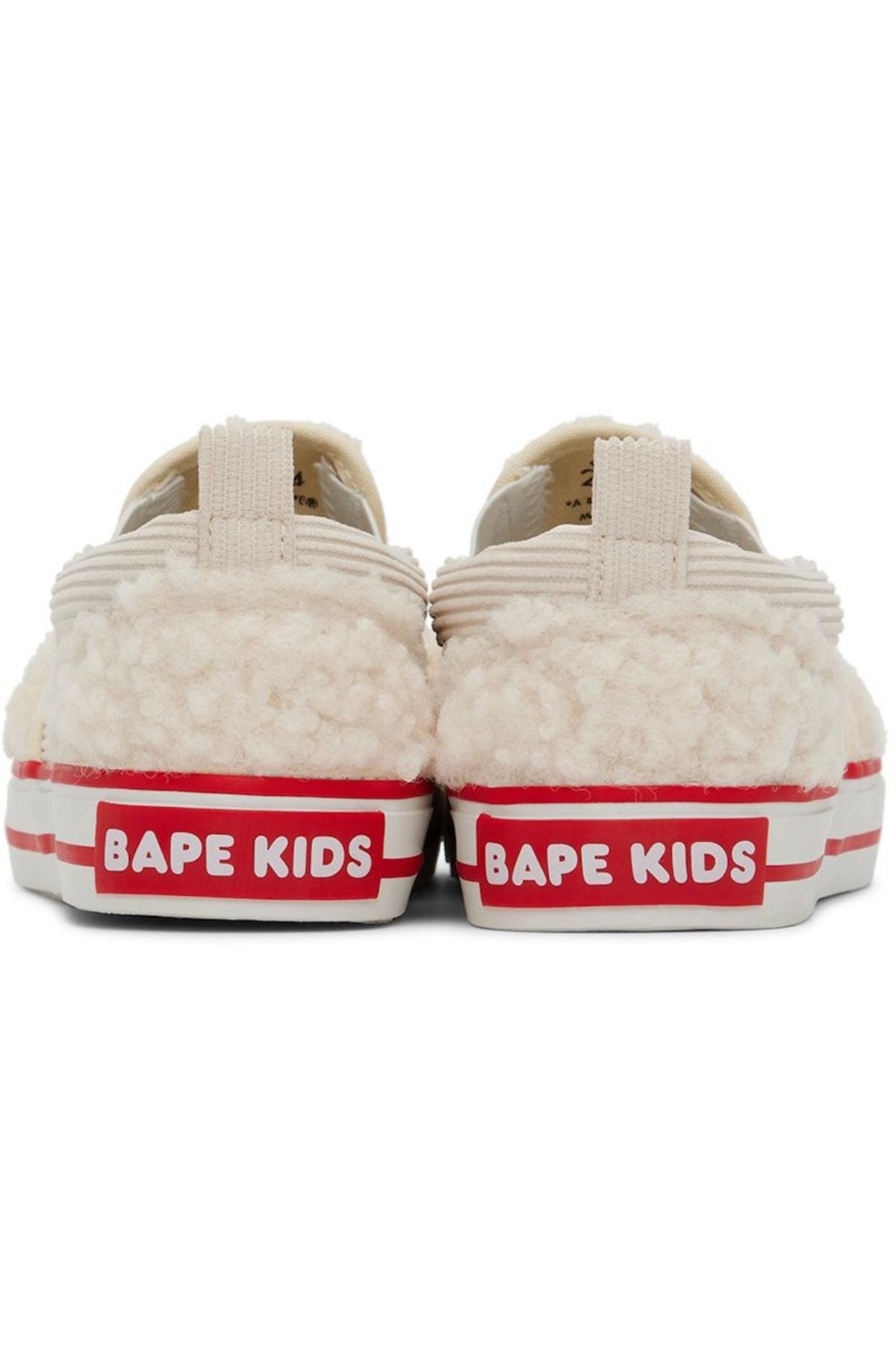 Kids Bape Milo Boa Sneakers Off White Garmentory