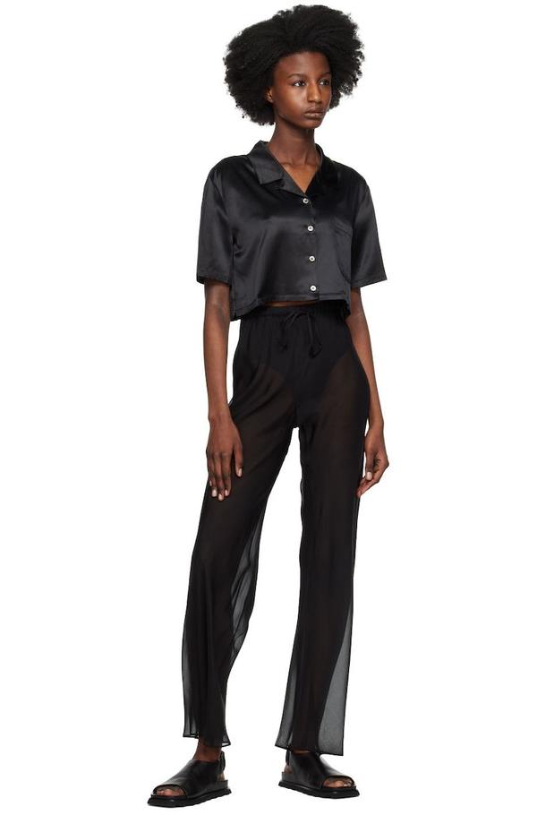 Proenza Schouler Slingback Fuss Sandals - Black | Garmentory